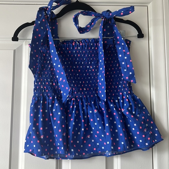 LILLY PULITZER RIVERA SMOCKED TOP - Picture 3 of 6